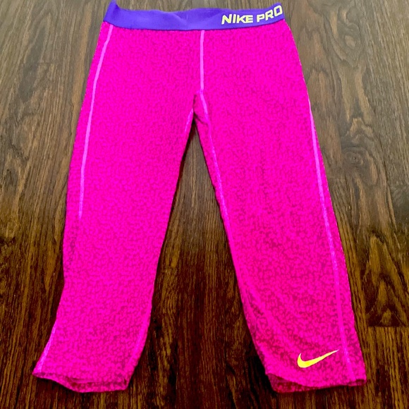 Nike Pro Girls Leggings - Picture 1 of 3